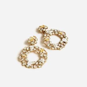 🩷🎉HP🎉🩷 Gold and beaded J. Crew earrings. Never worn!